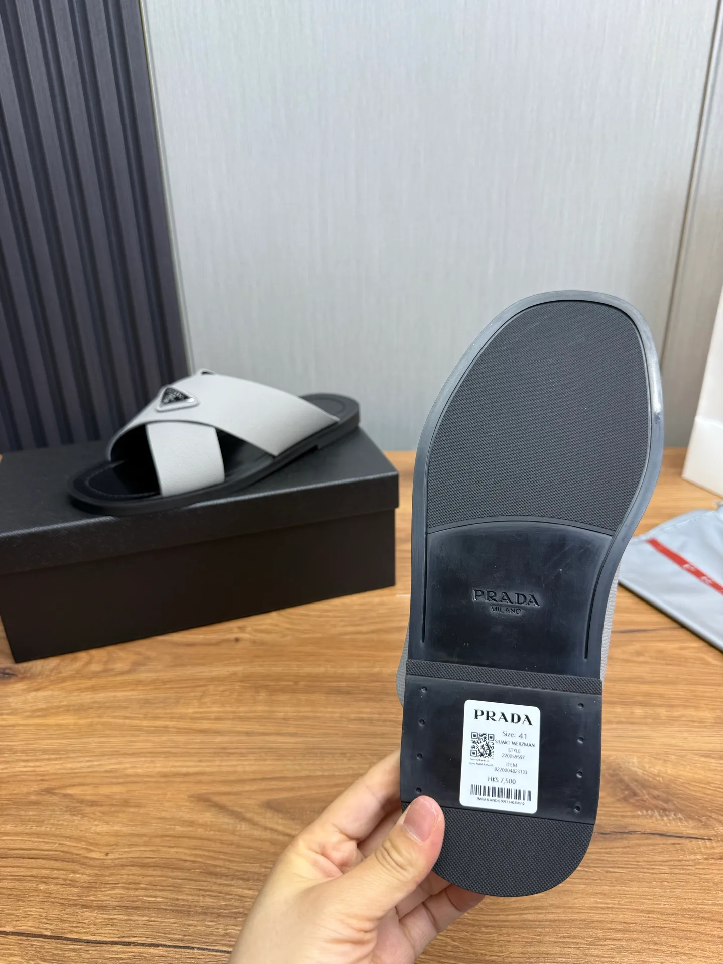 Factory price 340💰 ＰＲＡＤＡPrada - popular men's slippers hot sale 🔥 🩴Official website one to one production 38-45 sizes 45 46 🉑️Customized!